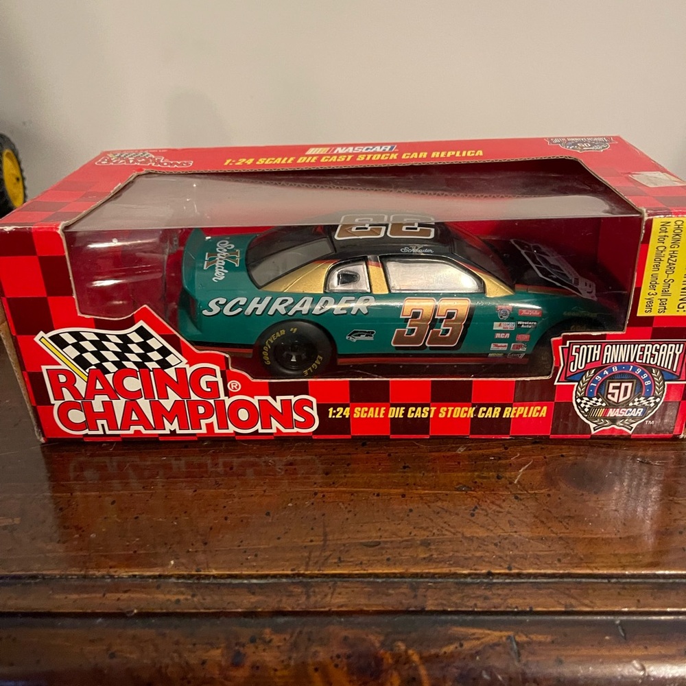 Racing Champions Die Cast Stock Car, Ken Shrader.  New in box!
